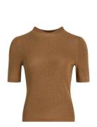 Ivo Nikkolo Viscose-Blend Knit Top, Kibri Beige