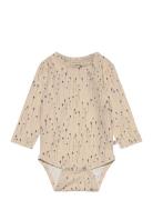 Petit Piao Body L/S Printed Beige