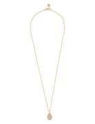 SNÖ Of Sweden Naomi Drop Pendant Neck 45 G/Clear - 45 Cm Guld