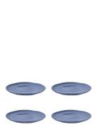 Aida Björk - Blue St Ware Lunch Plate 23 Cm 4 Pcs Brown Box Blå