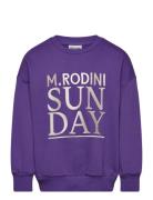 Mini Rodini Sunday Emb Sweatshirt Lila