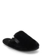 Calvin Klein Hotel Slipper Fur After Glow Svart