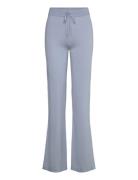 Davida Cashmere Fine Knit Flared Pants Blå