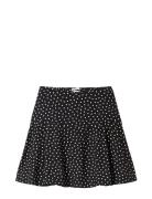 Tom Tailor Allover Printed Skirt Svart