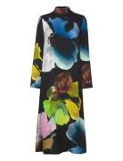 STINE GOYA Long Sleeve Midi Dress, 2263 Dry Vi Multi/patterned