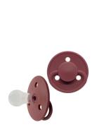 Mininor Round Pacifier Silic Burgundy