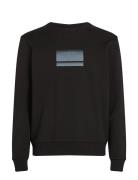 Calvin Klein Gradient Logo Sweatshirt Svart