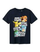 Name It Nkmdazz Pokemon Nreg Ss Top Box Noos Sky Marinblå