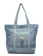 Polo Ralph Lauren Dnm Trvlr Bear-Pp Tote-Tte-Med Blå