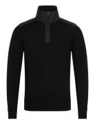 Belstaff Kilmington Quarter Zip Jumper Dark Ink Svart