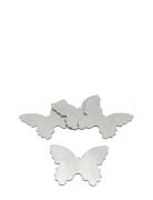 RoomMates Wallstickers - Little Butterflies Mirrors Silver