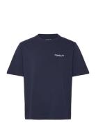 Abercrombie & Fitch Anf Mens Graphics Marinblå