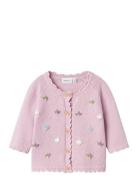 Name It Nbfbilili Ls Knit Card Rosa