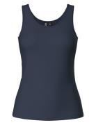 Pieces Pcsirene Tank Top Noos Blå
