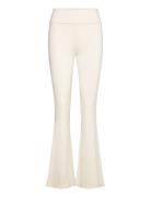 Gina Tricot Soft Touch Folded Trouser Kräm