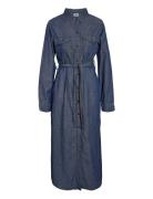 NOISY MAY Nmsigga L/S Long Dress Az420Db Marinblå