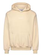 SIXTH JUNE Essentials Puff Logo Hoodie Kräm