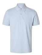 Selected Homme Slhslim-Atlas Ss Polo Blå