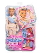 Barbie Dream Besties Ken Fashion Doll With 9 Summer & Skateboard Theme...