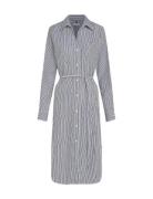 Tommy Hilfiger Ess Poplin Regular Shirt Dress Marinblå