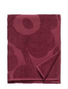 Marimekko Home Unikko Solid Bath Towel70X150 Burgundy