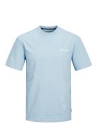 Jack & J S Jjbeau Tee Ss Crew Neck Blå