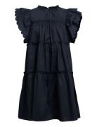 Object Objhope S/L Dress Rep Marinblå