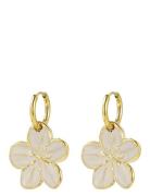 Bud To Rose Calista Enamel Earring Guld