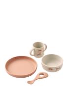 Liewood Vivi Printed Tableware Set Korall