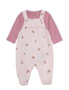 Fixoni Set W. Body & Romper Rosa