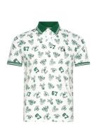 Polo Ralph Lauren Custom Slim Fit Print Mesh Polo Shirt Grön