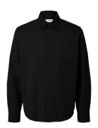 Selected Homme Slhace Thais Overshirt Svart
