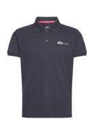 Alpha Industries Basic Polo Sl Marinblå