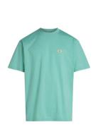 Calvin Klein Jeans Woven Label Relaxed Tee Grön