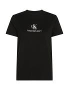 Calvin Klein Jeans Shadow Graphic Regular Tee Svart