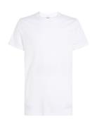 Calvin Klein S/S Crew Neck 3Pk Vit