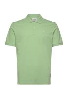 Scotch & Soda Seasonal Core - Cotton Pique Regular Fit Polo Grön