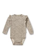 Sofie Schnoor Baby And Kids Dictesb Bodystocking Beige