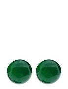 Pipol's Bazaar Malou Ear 10 Mm Green Agate Grön