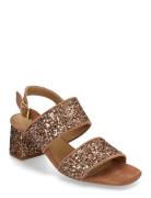 ANGULUS Sandals - Block Heels Brun