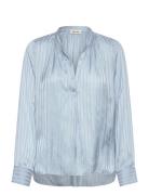 Zadig & Voltaire Tink Satin Raye Blå