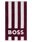 Boss Home Bath Beach Towel Burgundy