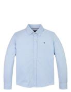 Tommy Hilfiger Pique Regular Shirt Ls Blå
