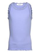 Rosemunde Kids Rkbalta Modal Sl Lace Top Blå