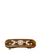 Maanesten Moonphase Hairclip Mocha Brun