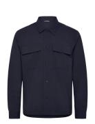 J. Lindeberg Reid Drape Overshirt Marinblå