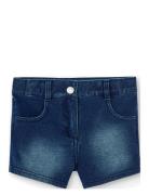 Boboli Fleece Denim Shorts Blå