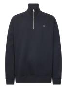Morris Maryon Half Zip Sweatshirt Marinblå