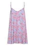 Monki Strappy Mini Dress Blå