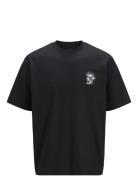 Jack & J S Jprblafloral Ss Tee Svart